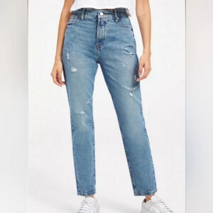 Good American Blue Distressed Jeans